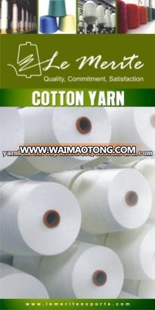 NE 36/1 100% Cotton Combed Ring Spun Raw White Yarn